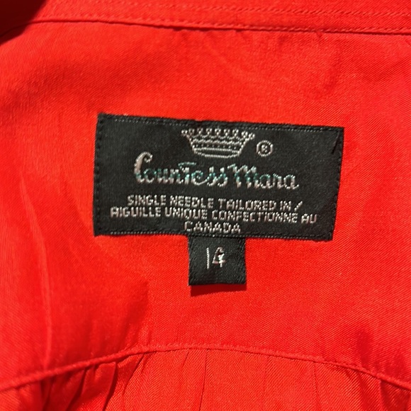 Vintage Countess Mara Silk Shirt Dress - Picture 6 of 9